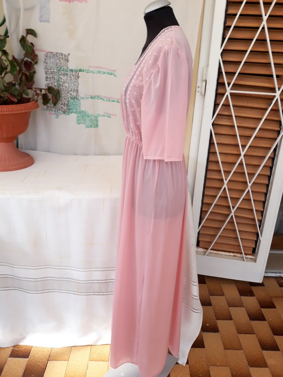 Vintage "Silfra" nightdress Italy 1970s Antique p… - image 3