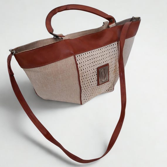 Vintage Italy Shoulder bag Shoulder bag Tella Eco-leather handbag Gift for her Christmas gift