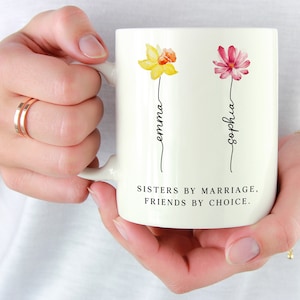 Personalised Sister in Law Coffee Mug, Sister-In-Law Gift, Sister Gifts, Birthday Gift for Sister in Law, Gifts from Sister, Gifts for Women