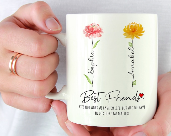 Best Friend Coffee Mug, Friendship Gifts, Best Friend Gifts, Bestie Gifts For Women, Birthday Gifts, Sister Gifts, Personalized Gifts
