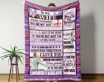 Wife Birthday Gift Ideas, To My Wife Blanket, Wifey Gifts, Wife Gifts From Husband, Gifts For Wife, Wedding Gifts, Anniversary Gifts For Her