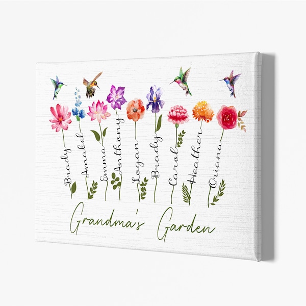 Mother's Day Gifts for Grandma, Gifts for Mom, Grandma from Kids, Custom Grandma Gift, Grandma's Garden, Grandma Gifts.