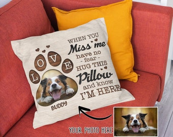 Loss Of Dog Sympathy Gift, Dog Pet Memorial Gifts, Sympathy Gift, Throw Pillows With Inserts Included, Decorative Pillows, Personalized Gift