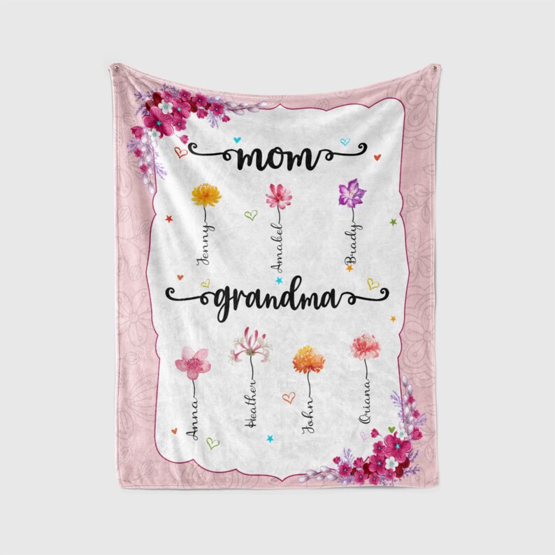 Personalized Gift Ideas for Mom and Grandma Custom Birth Etsy