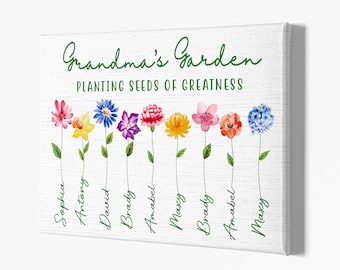 Christmas Gifts for Grandma, Mothers Day Gifts, Grandmas Garden, Grandma Gifts, Gifts For Moms, Gifts For Her, Grandkids Gift For Grandma.