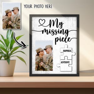 Army Couple Gifts, Army Couple Photo Gifts, Army Husband, Army Boyfriend, Army Wife, Gifts For Soldier, Christmas Gifts, Anniversary Gifts