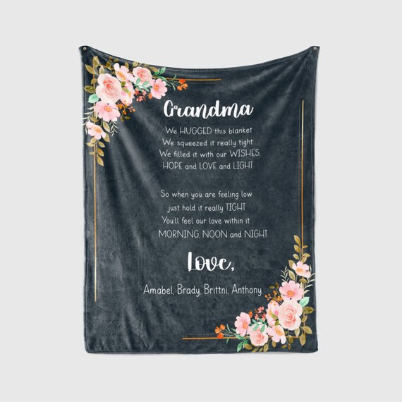 Grandma we hugged this blanket new arrivals