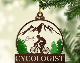 Bicycle Christmas Ornament 2025, Bike Gifts, Bicycle Rider Gifts, Cyclist Gifts For Men, Women, Bike Lovers, Biker Ornaments Keepsakes Decor