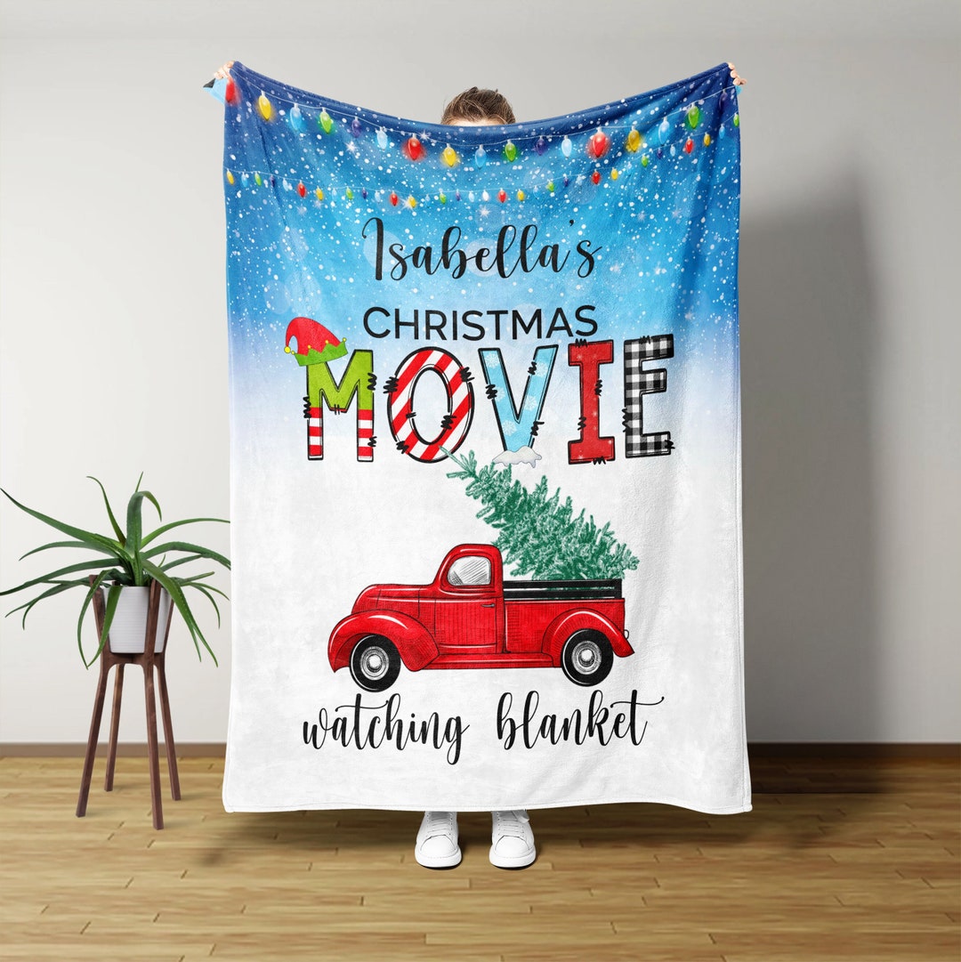 Personalized Gifts Christmas Blanket Custom Name Blanket Etsy