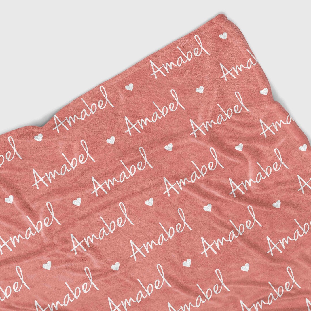 Personalized Baby Blankets, Childs With Name, Baby Blankets With Name