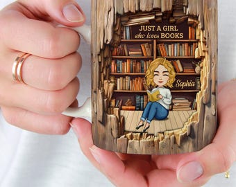 Book Lover Gifts, Gifts For Readers Book Lovers Women, Readers, Writers, Bookworm Gifts, Gifts For Book Lovers, Reading Girl Coffee Mug