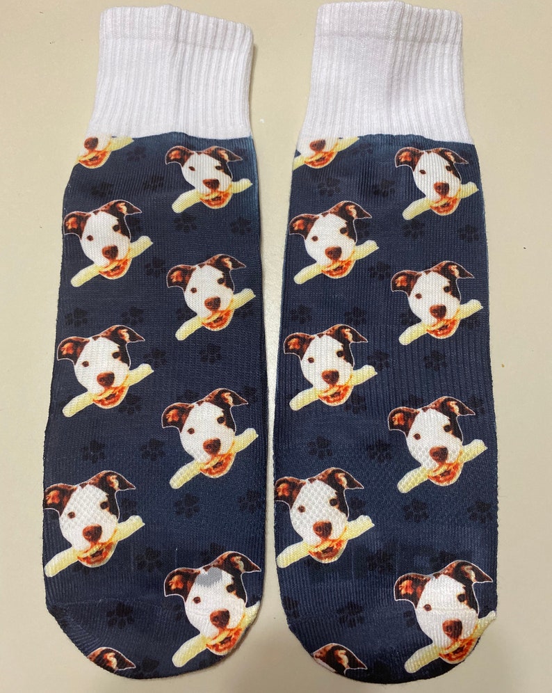 Custom Dog Socks Personalized Pet Photo Socks Customized ...