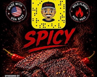 Rinder Jerky Carne Seca, würzig