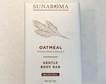 Jabón de avena y vitamina E (barra de 8 oz)