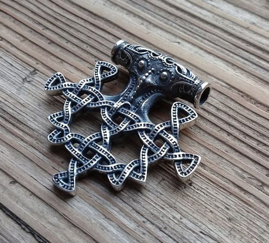 Thor Hammer Amulet Replica. Warrior Nordic Sacred Protection Etsy