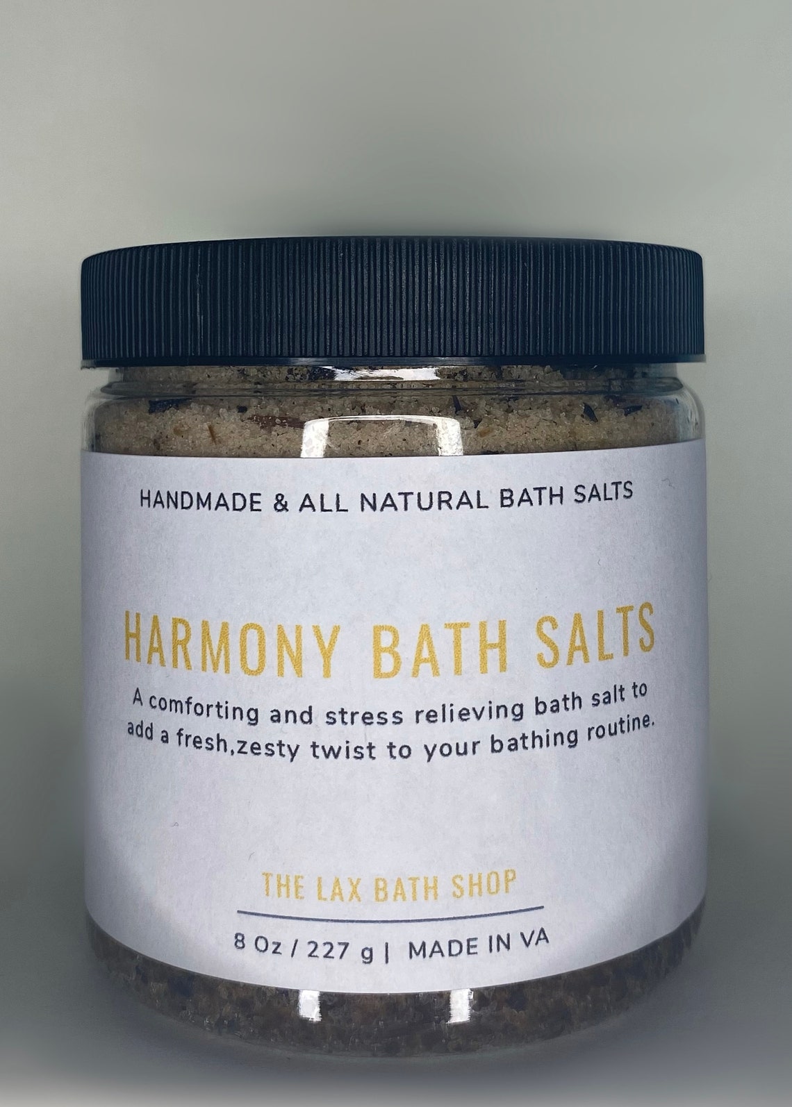 Healing Bath Salts Intention Bath Salts with Herbs and Dried Etsy