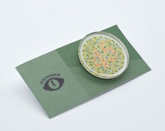 Broche ISHIHARA, regalo para optometrista o médico.