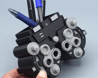 3D PRINTED Phoropter Pen Holder: Optometry gift, Eye doctor