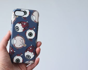 Eye Anatomy phone case, Optometry phone case, 12 Options, optometrist, phoropter,