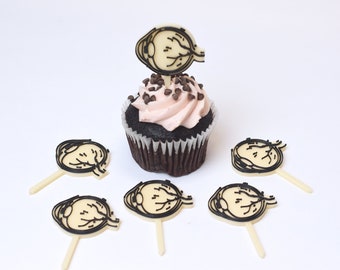 Eye Anatomy Cupcake Toppers: Optometry Graduation Party Decor