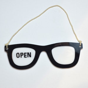 Glasses open closed sign, Optical sign, Optometrist, Eye doctor, Eye doctor decor, Optometry office, Eye Power, Optician decor, open sign