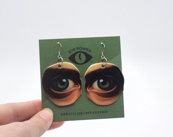 Eye earrings Big statement earrings Optometry Gift Optometrist Eye Doctor eye anatomy Optometry gift Eye gift eyeball eye jewelry eye gift