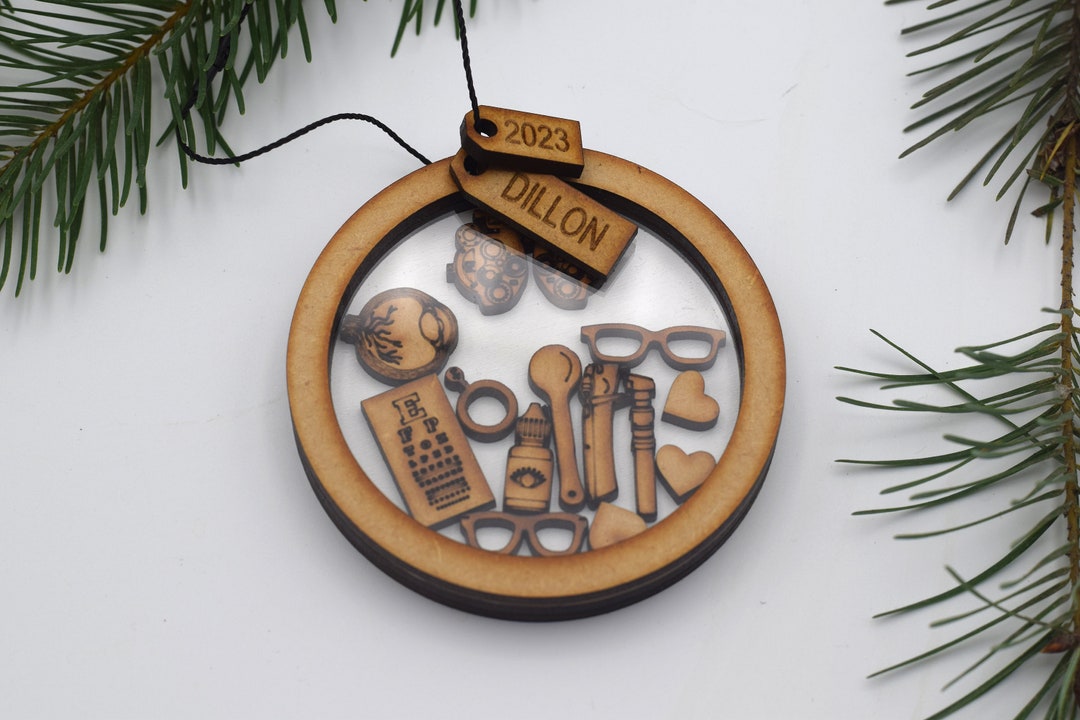 Optometry Shaker Ornament Eye Ornament Optometrist Eye Doctor Optometry