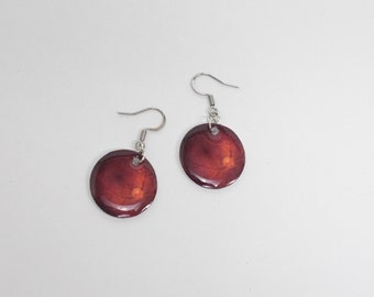 Retina Eye Earrings, Stainless Steel Hooks, Optometry Gift