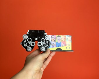Phoropter Business Card Holder, Optometrist Office Decor