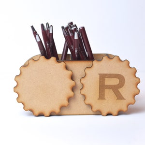 Wood contact case Pen Holder, Optometry gift, Optometrist, Eye doctor, Contact lens, Optometry decor, Phoropter gift, Optometry gift, eye