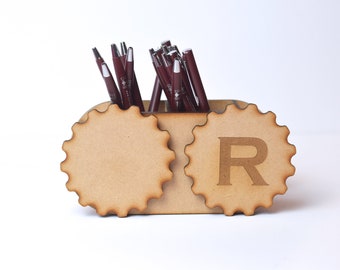Wood contact case Pen Holder, Optometry gift, Optometrist, Eye doctor, Contact lens, Optometry decor, Phoropter gift, Optometry gift, eye