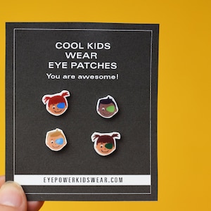 Orecchini per bambini patch per gli occhi, patch per occhi per bambini, regalo optometria, optometrista, regalo di patch, occhio, medico, ambliopia, oftalmologo pediatrico