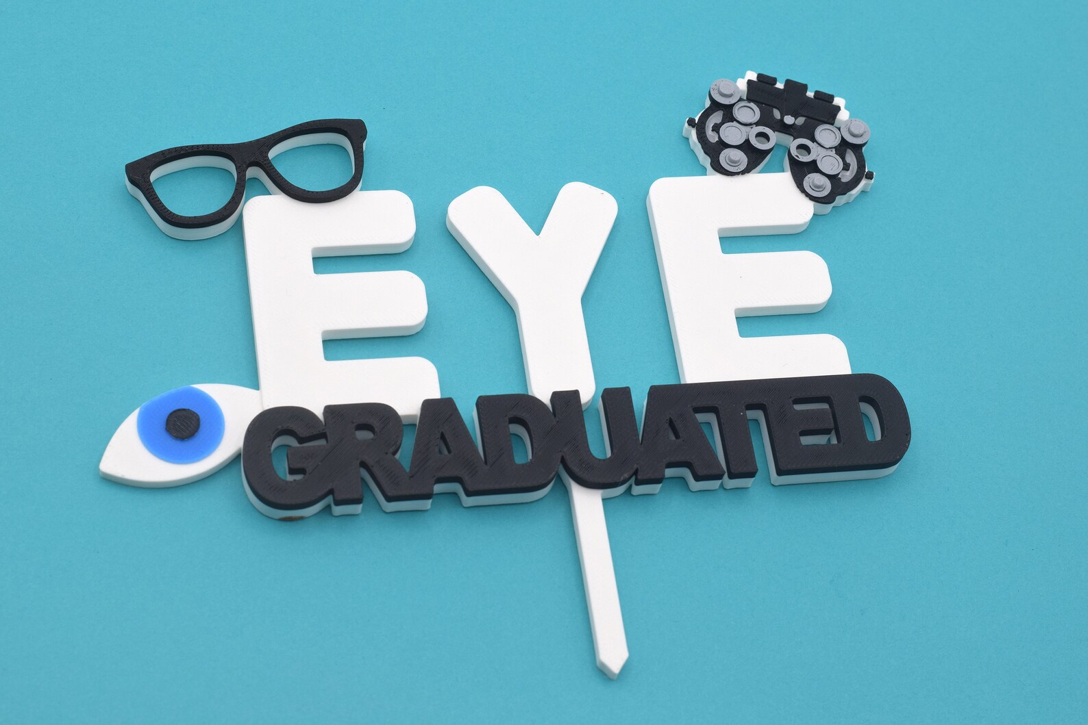 Optometry Graduation Cake Topper Optometry Gift Optometrist Eye Doctor ...