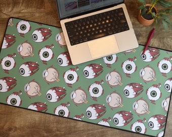 Eye anatomy desk mat large mouse pad optometry desk pad eye desk mat Optometry decor optometry office Optometry gift Optometrist eye power