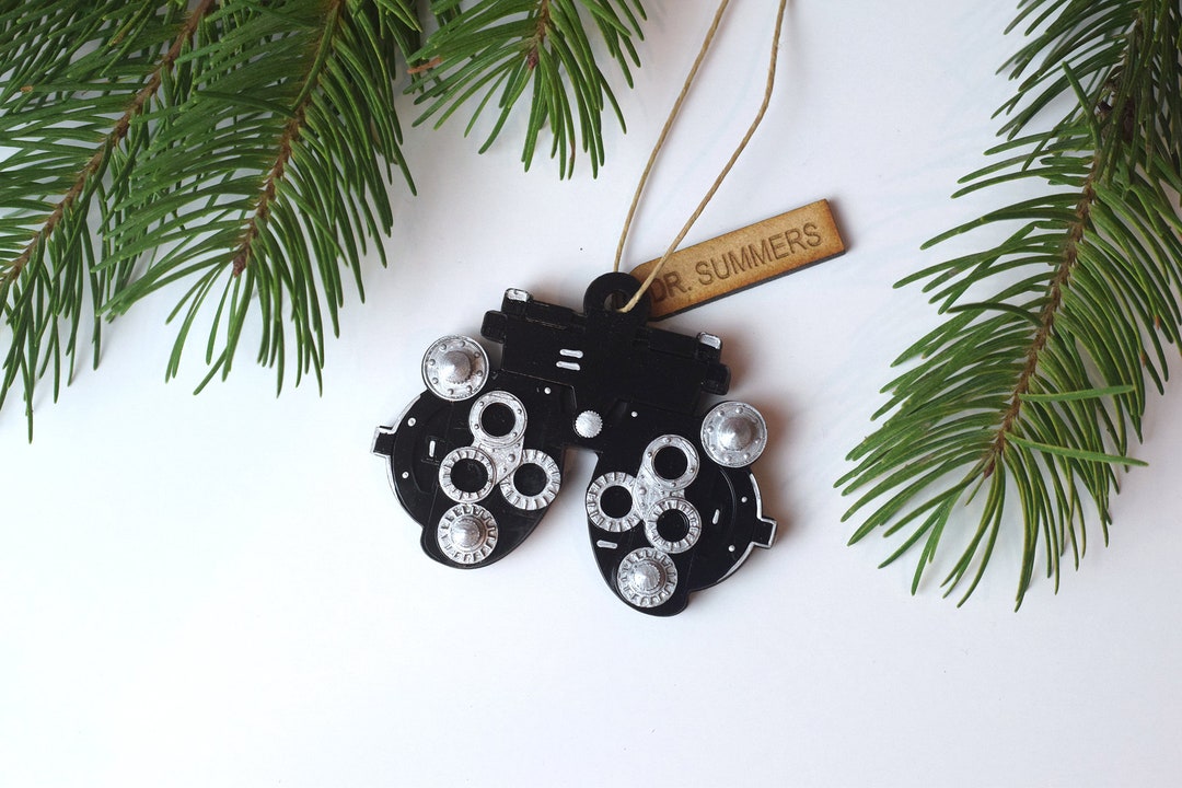 Phoropter Christmas Ornament, Optometry Ornament, Optometrist, Eye