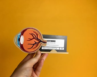 Eye Anatomy Business card holder