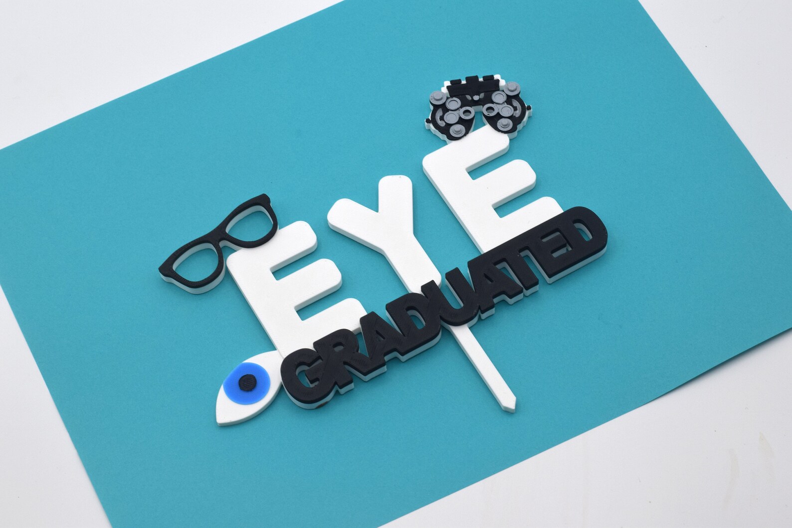 Optometry Graduation Cake Topper Optometry Gift Optometrist Eye Doctor ...