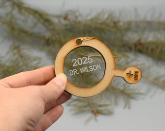 Adorno para lentes de prueba personalizados: Regalo de optometría personalizado