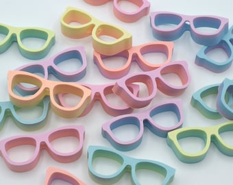 Pastel rainbow Glasses straw topper Optometry gift Optometrist Eye doctor gift doctor straw topper cup glasses gift optician Eye Power