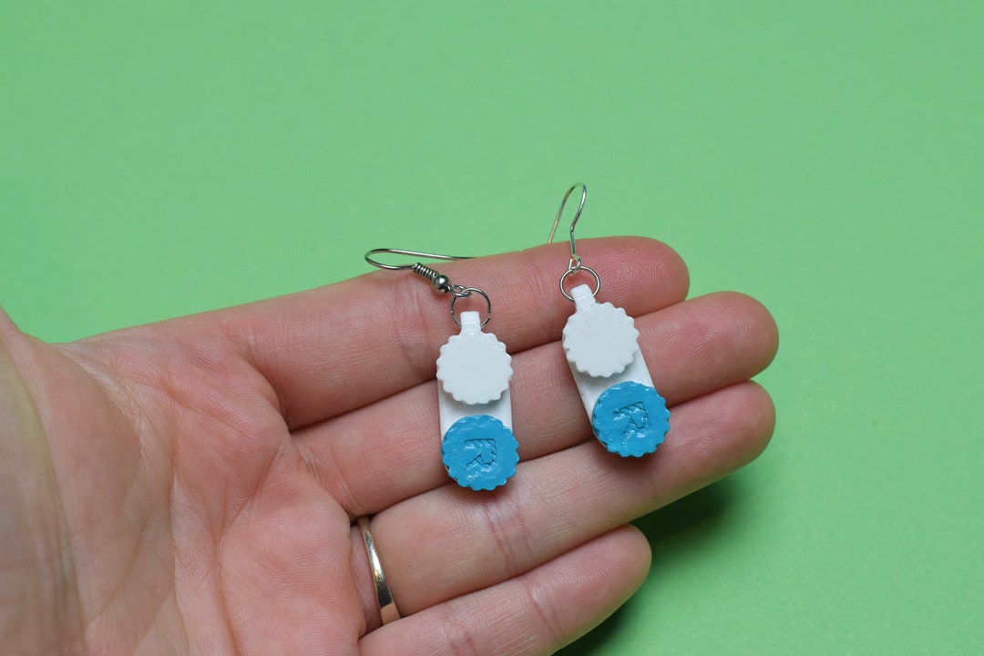 Contact Lens Case Earrings, Optometry Earrings, Optometrist, Optometry