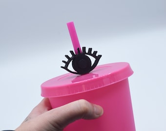 Adorno para pajitas con forma de ojo, regalo para optometristas, regalo para médicos