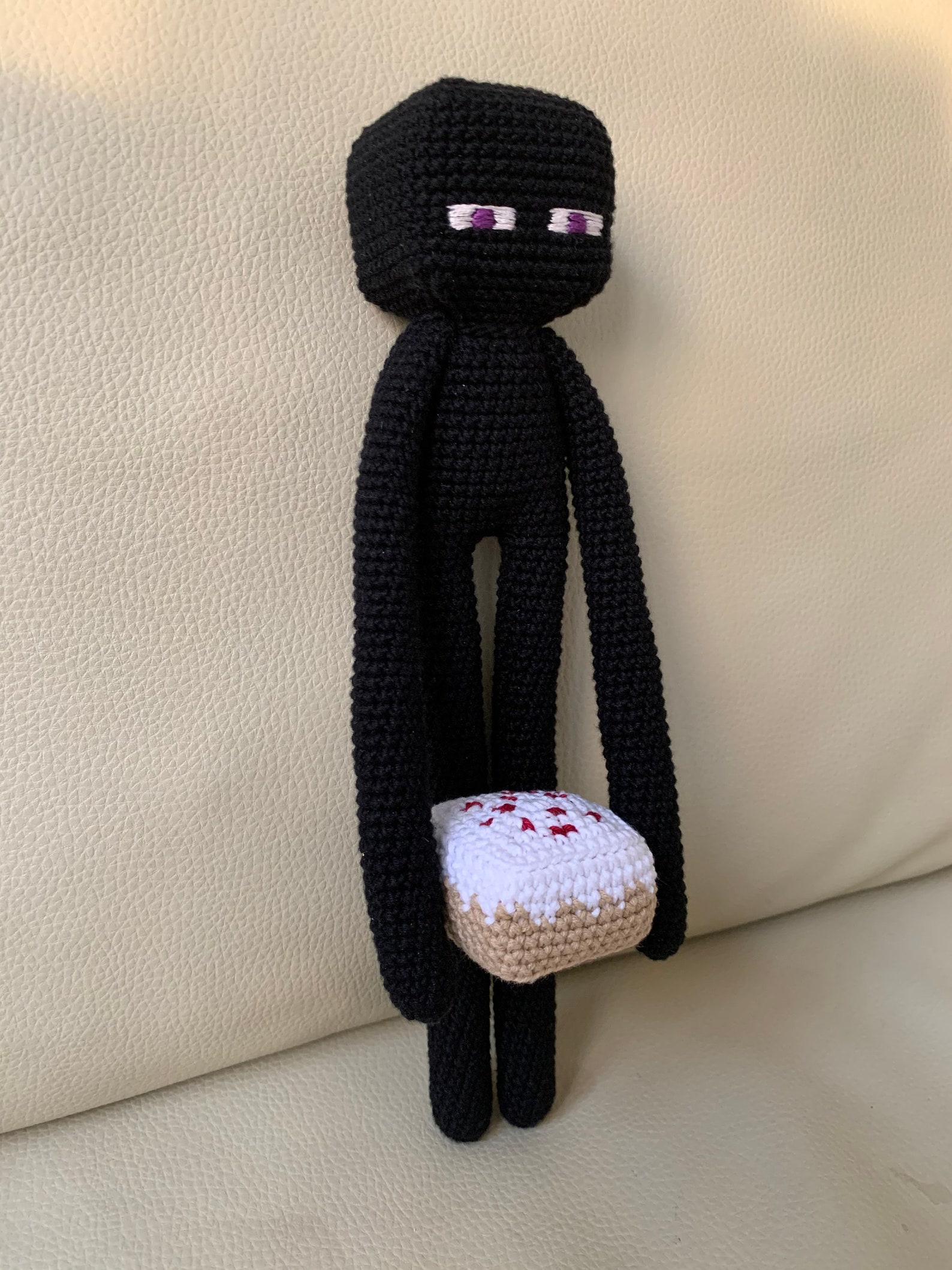 Customized Crochet Enderman MineCraft inspired Etsy