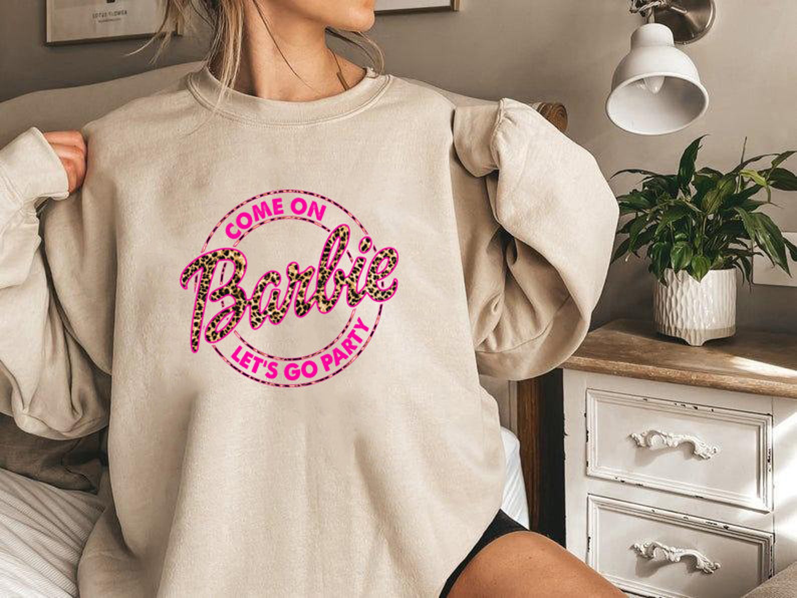 Come On Barbie Let's Go Party sweatshirt The Party | Etsy