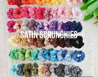 Satin Scrunchies