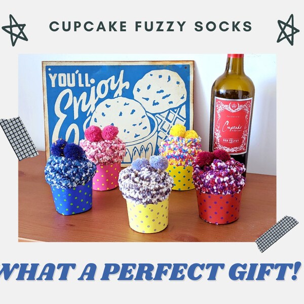 Cupcake Socks Etsy