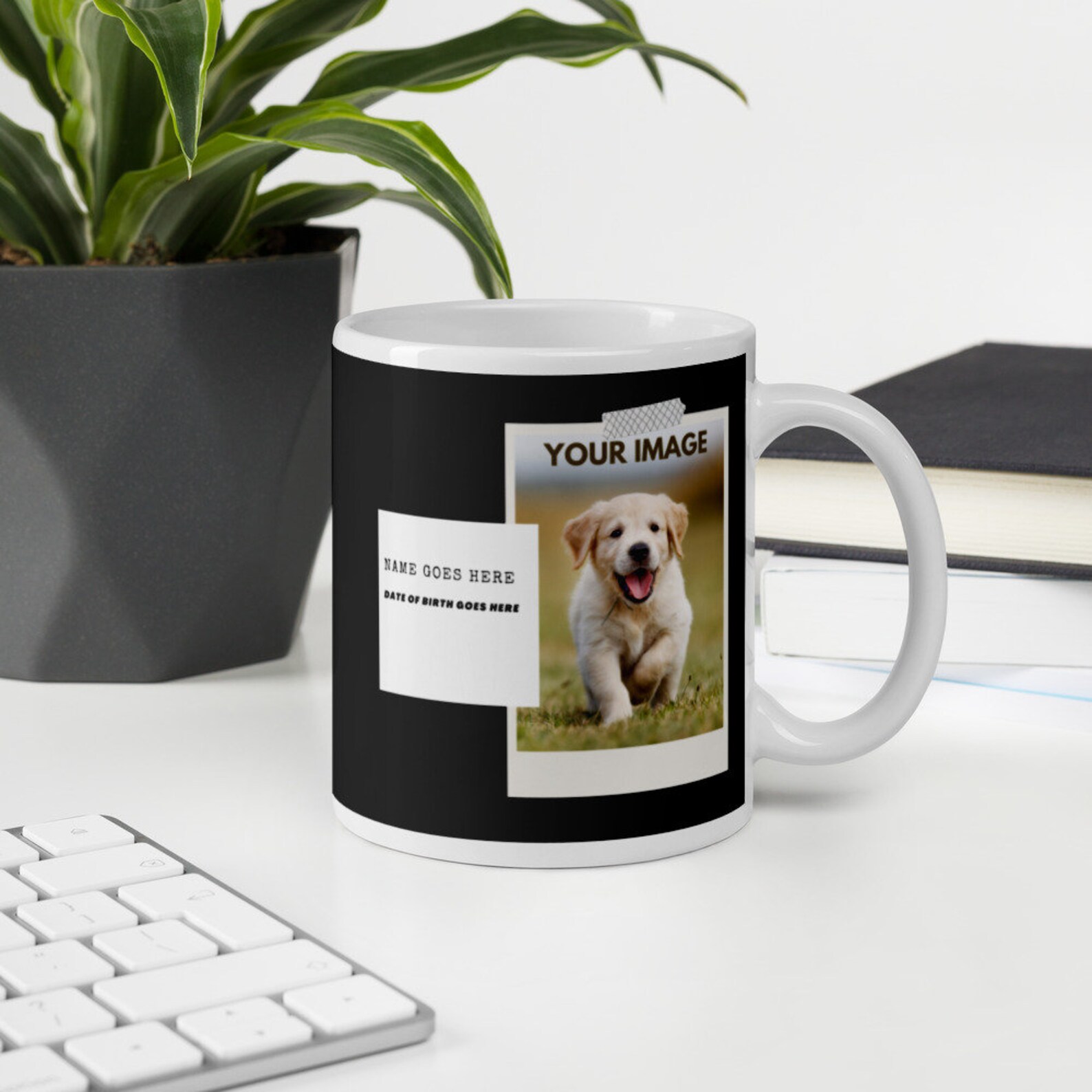 Hund Becher personalisiert Hund Papa Geschenk FotoBecher Etsy