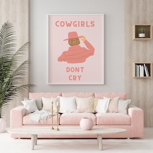 Retro Wall Art, Digital Download, Set of 3 Prints, Trendy Wall Decor, Printable Wall Art, Cowgirl prints, Gallery Wall, Bachelorette decor image 1