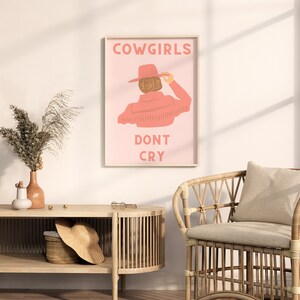 Retro Wall Art, Digital Download, Set of 3 Prints, Trendy Wall Decor, Printable Wall Art, Cowgirl prints, Gallery Wall, Bachelorette decor image 5