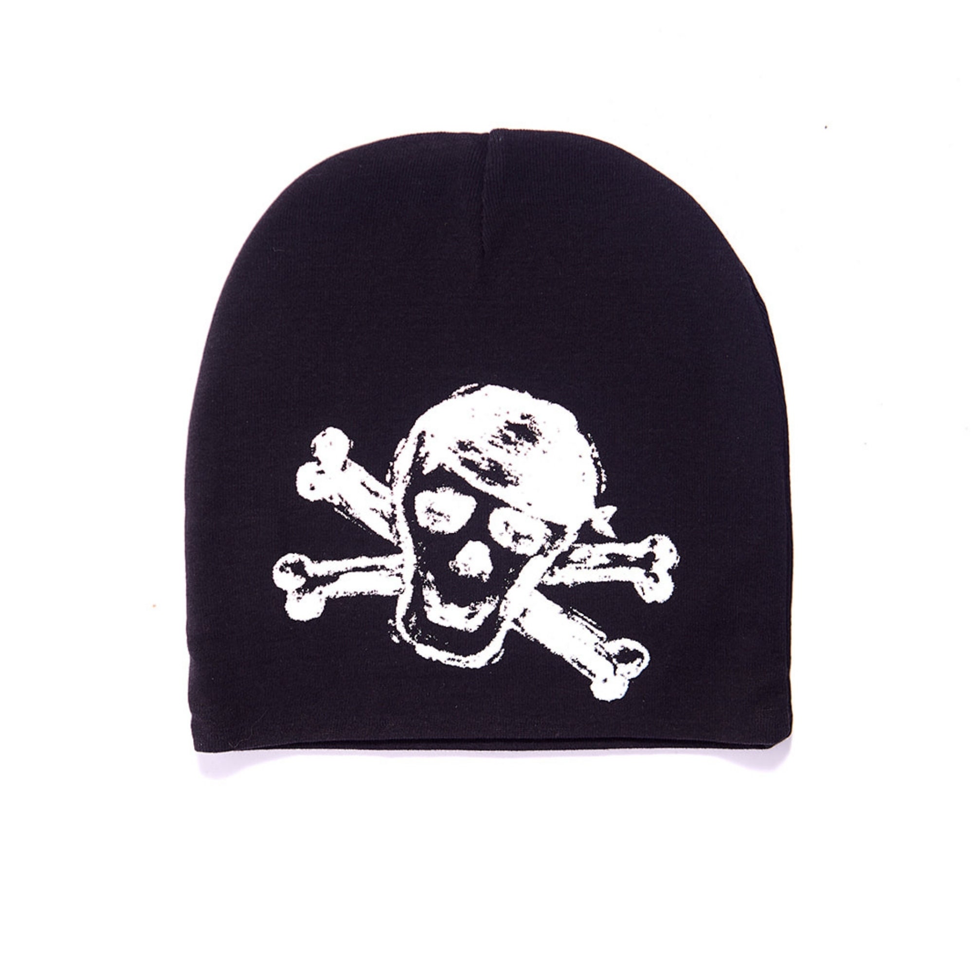 Skull Black Beanie Etsy
