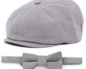 GATSBY FLAT CAP, Baker Boy Cap,  Flat Scally Boy's Tweed Page Driver Kids Cap, Newsboy Cap Dressing Up Your New Baby For A Photo-shoot